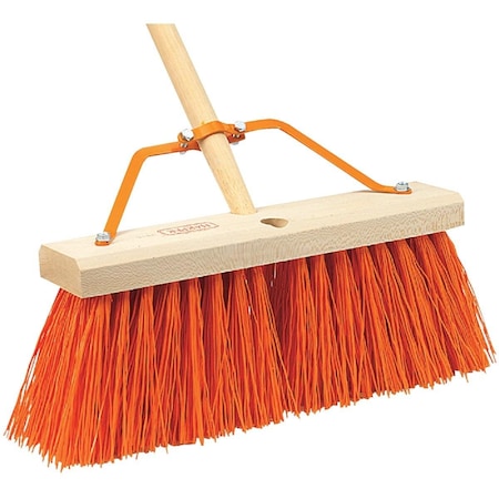Harper 16 In. W. x 67 In. L. Wood Handle Street Push Broom 9816A